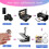9 Pcs Sublimation Blank Keychain Round Heat Transf 9