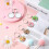 9 Pcs Sublimation Blank Keychain Round Heat Transf 8