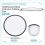 5 Pcs Foldable Flying Disc Fans 9.8 Inch Sublimati 4