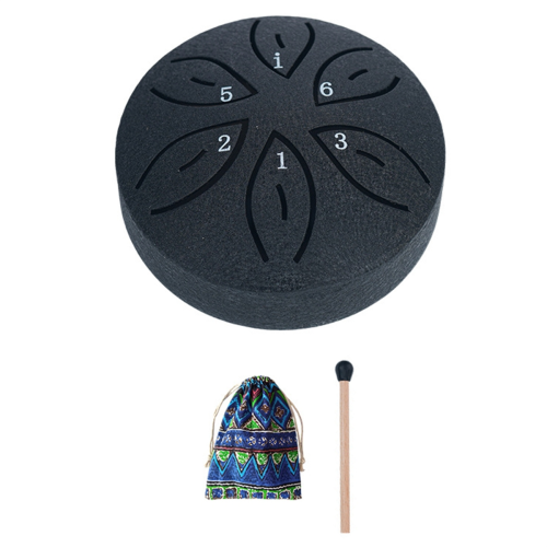 Steel Tongue Drum Rain for Outside, 6 Notes 3 Inch 1