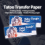 Transfer Paper - 95ft Tattoo Roll, Double Layer Th 6