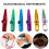 24-Pack Metal Kazoos with 24 Pcs Kazoo Flute Diaph 5