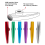 24-Pack Metal Kazoos with 24 Pcs Kazoo Flute Diaph 6
