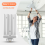 220V 27W 4 Pin Rows 6500K Double-H Quad Tube Compa 8