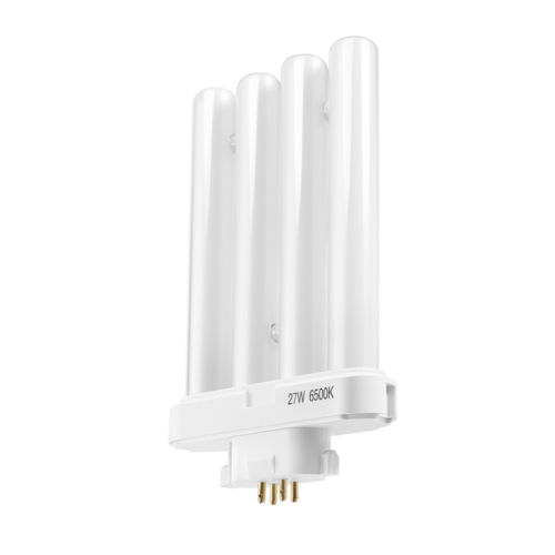 220V 27W 4 Pin Rows 6500K Double-H Quad Tube Compa