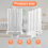 220V 27W 4 Pin Rows 6500K Double-H Quad Tube Compa 10