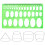 4 Pieces Template Plastic Rulers Circle Oval Radiu 3