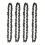 4Pcs Mini Chainsaw Chain 4 Inch Guide Saw 1/4 LP P 4