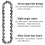 4Pcs Mini Chainsaw Chain 4 Inch Guide Saw 1/4 LP P 8