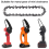 4Pcs Mini Chainsaw Chain 4 Inch Guide Saw 1/4 LP P 11