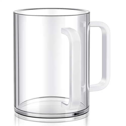 Hand Washing Cup with Dual Handles Acrylic for Net