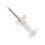 100 Pcs Push Pin Thumb Tack Clear Color 3/8inch Dr 4