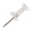 100 Pcs Push Pin Thumb Tack Clear Color 3/8inch Dr 3
