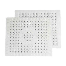 2-pack Non-slip Rubber Kitchen Sink Mat Drain Pad Protector - Durable Easy To Clean