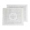 2-pack Non-slip Rubber Kitchen Sink Mat Drain Pad Protector - Durable Easy To Clean 1