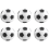 6PCS Small Football Style Table Ball Foosball Hard 1