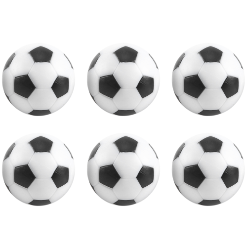 6PCS Small Football Style Table Ball Foosball Hard