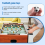 6PCS Small Football Style Table Ball Foosball Hard 8