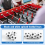 6PCS Small Football Style Table Ball Foosball Hard 7