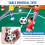 6PCS Small Football Style Table Ball Foosball Hard 5