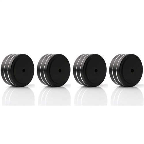 4Pcs 40X20Mm Aluminum HiFi AMP Speaker Isolation S 2