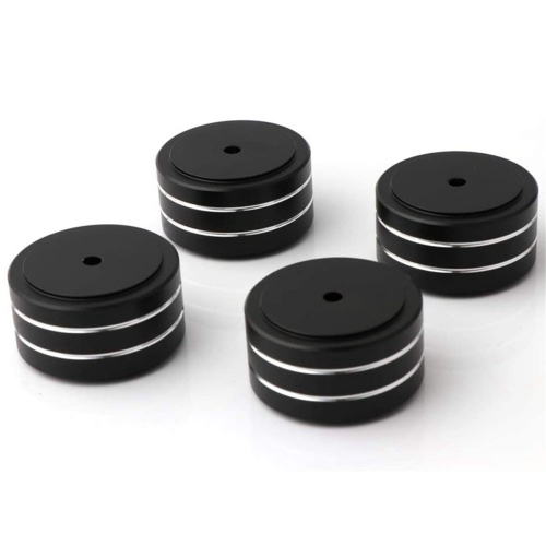 4Pcs 40X20Mm Aluminum HiFi AMP Speaker Isolation S 1