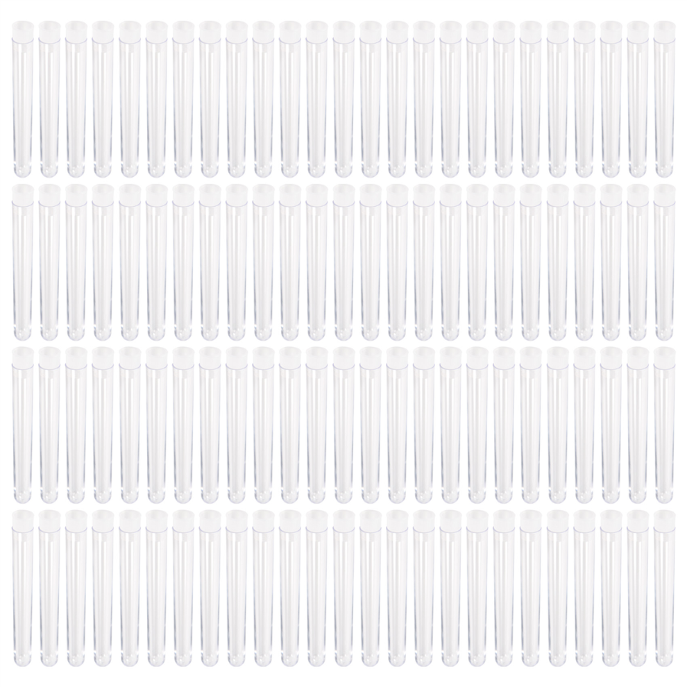 100Pcs 12X100mm Transparent Laboratory Clear Plast-image-OPC-PJFJVZB-NEW