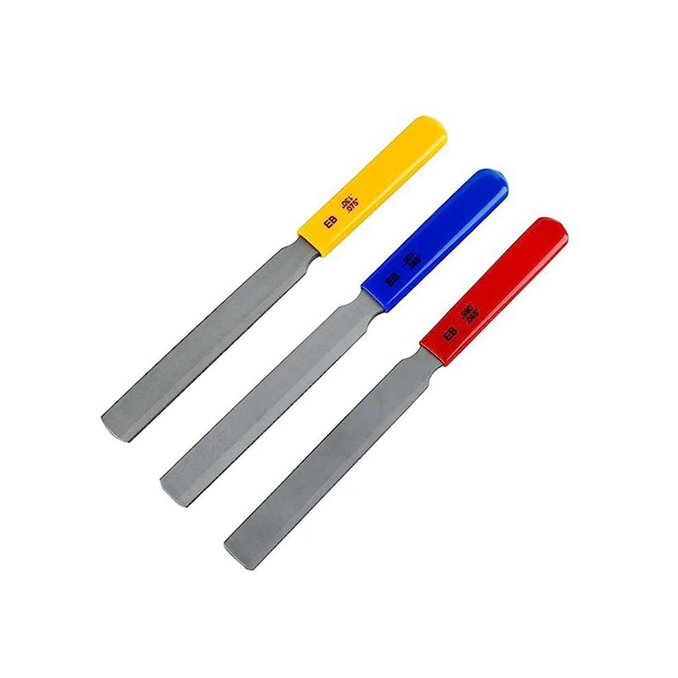 3 Pieces Conical Guitar Nut File Slot Set Double E 4851229028384