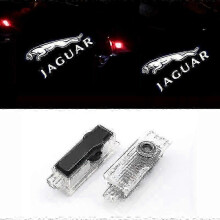 Car Door Logo Light Car Shadow Door Wireless Led Projector Welcome Lamp for Jaguar X-type F-type Xf Xe Xj Xk Xjr Xjs Xfr Xjl (2pcs)
