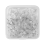 50Pcs Clear Push Pins Small Plastic Thumb Tacks St 1