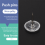 50Pcs Clear Push Pins Small Plastic Thumb Tacks St 7