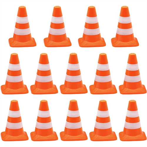 14 Pieces Mini Triangle Cone, Simulation Safety Co