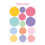 130Pcs Polka Dot Stickers Children Room Kindergart 3