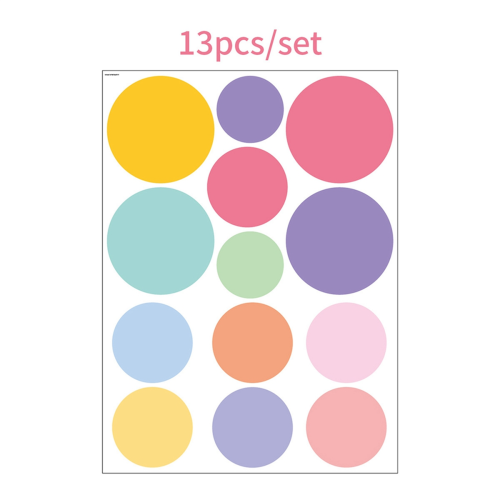 130Pcs Polka Dot Stickers Children Room Kindergart 2