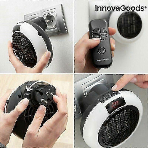 Ceramic Heater for Socket with 600w Remote Control 1