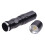 Black Flashlight White Light 3W Battery AA + Strap 5