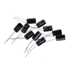 10 x 16V 470uF Aluminum Electrolytic Capacitor 8X1