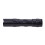 Black Flashlight White Light 3W Battery AA + Strap 6