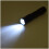 Black Flashlight White Light 3W Battery AA + Strap 7