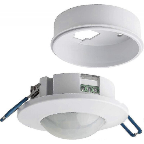 Indoor Motion Detector,flush And Surface Mounted,programmable,infrared Sensor,6m / 360,suitable Led,max.1200w/500w