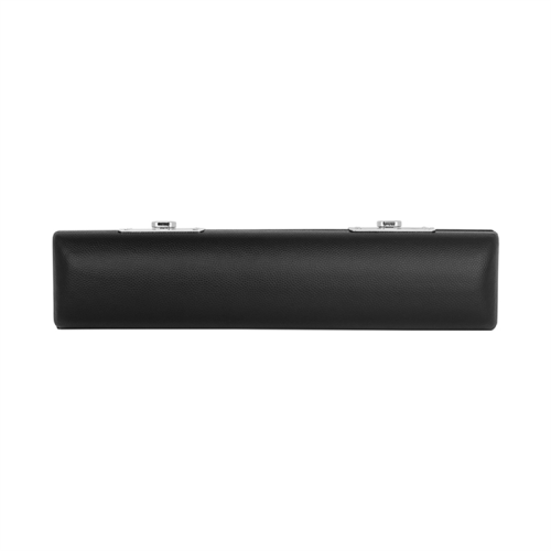 16-Hole Piccolo Storage Leather Box Black to Preve