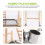 Parrots Playground,Natural Wooden Parrot Perch Gym 7