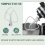 Mixer Kit for KSM150 Includes Dough Hook Wire Whip 9