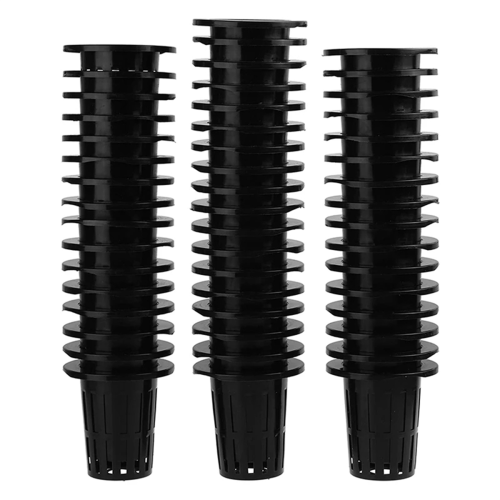 100pcs Black Plastic Fixing Basket Gardening Soill 1