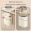 Home Kitchen Toilet Hanging Trash Can Square Desig 5