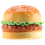 1pc Realistic Hamburger Lifelike Simulation Fake h 4
