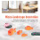 8pc/lot Red Fish miniature figures decorative mini 7