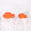 8pc/lot Red Fish miniature figures decorative mini 11