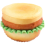 1pc Realistic Hamburger Lifelike Simulation Fake h 5