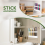9.5In Large Acrylic Straw Holder for Cabinet Door- 6